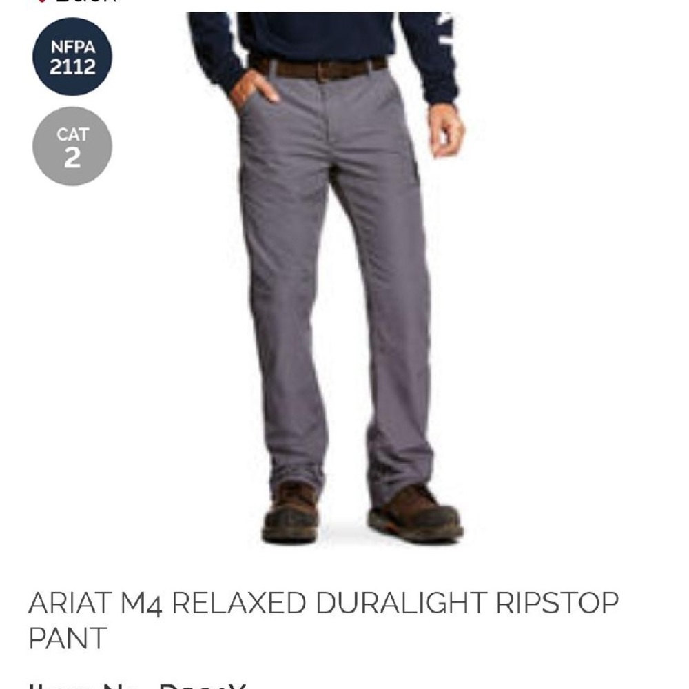 Ariat M4 relaxed ripstop pants 10 cal